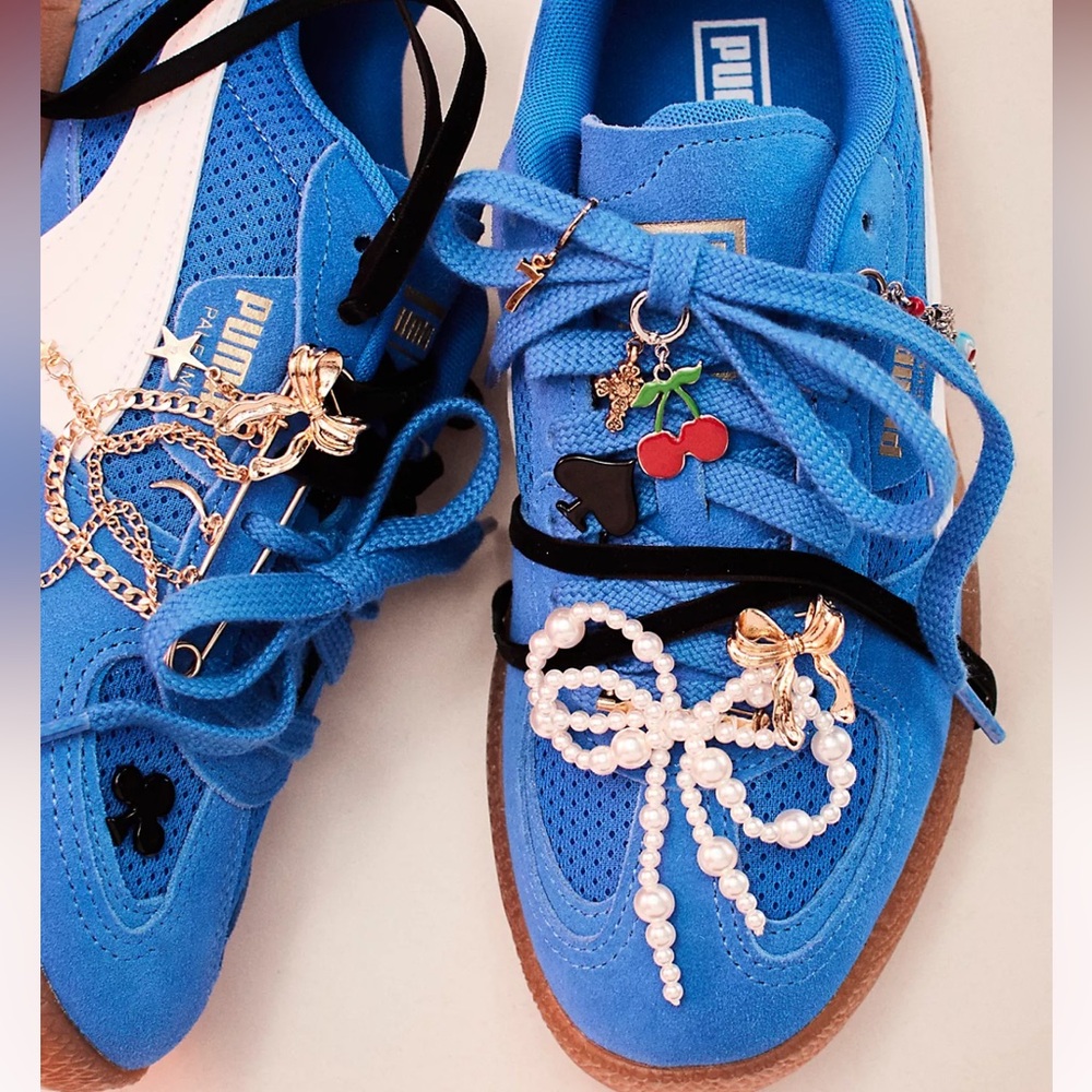 NEW Pearl Bow Shoe Charms